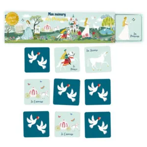 MON MEMORY LES PRINCESSES 32 PIECES - CARTES D'ART