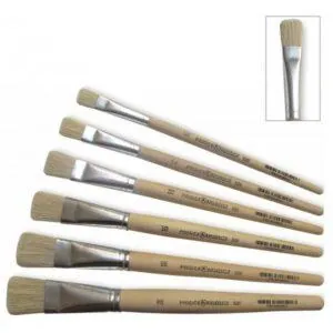 PRINCE AUGUST - BROSSE PLATE SOIE DE PORC N10