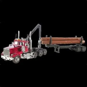 METAL EARTH ICONX - VEHICULES - WESTERN STAR 4900 LOG TRUCK AND TRAILER
