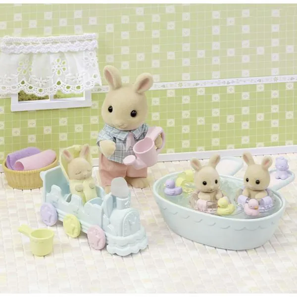 LES TRIPLES LAPIN CREME - SYLVANIAN FAMILIES – Image 2