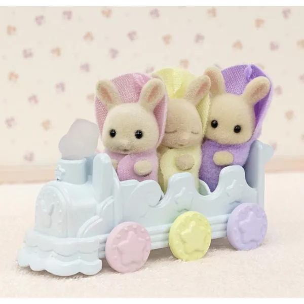 LES TRIPLES LAPIN CREME - SYLVANIAN FAMILIES – Image 3