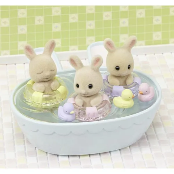 LES TRIPLES LAPIN CREME - SYLVANIAN FAMILIES – Image 4