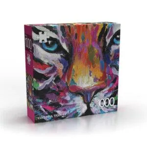 PUZZLE ABI GAMES : COLORFUL TIGER - 1000 PIECES
