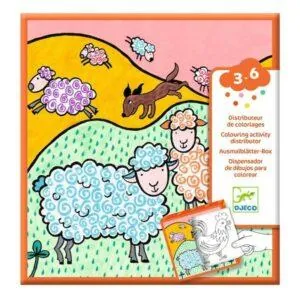 DISTRIBUTEUR DE COLORIAGES FERME - DJECO