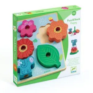 PUZZLE DJECO RELIEF : PUZZ AND STACK HAPPY