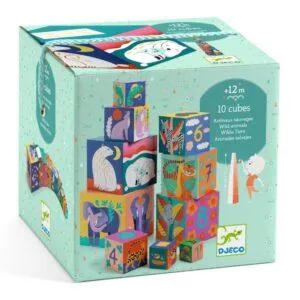 CUBES PREMIER AGE - ANIMAUX SAUVAGES - DJECO