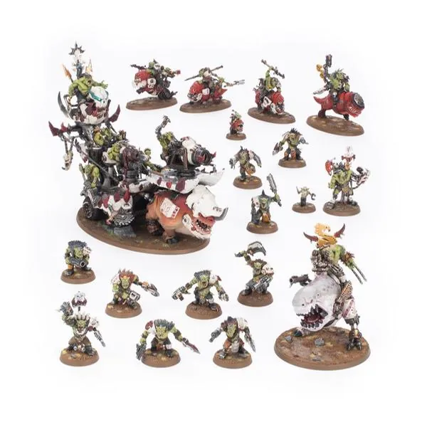 WARHAMMER 40K - ORKS - BEAST SNAGGA STAMPEDE : RUÉE D'ALPAGUEURS