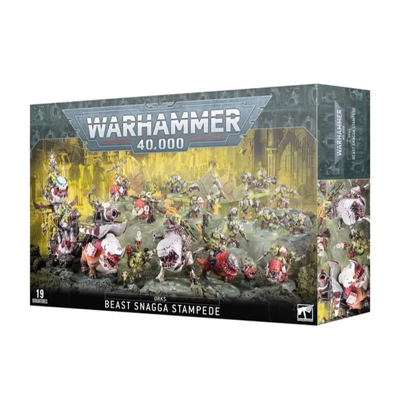 WARHAMMER 40K - ORKS - BEAST SNAGGA STAMPEDE : RUÉE D'ALPAGUEURS