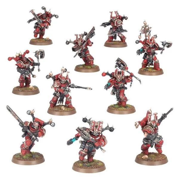 WARHAMMER 40K - WORLD EATERS - EXALTED OF THE RED ANGEL : EXALTÉS DE L'ANGE ROUGE
