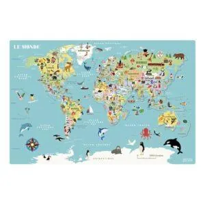 CARTE DU MONDE MAGNETIQUE - INGELA P.ARRHENIUS - VILAC
