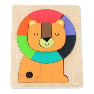 PUZZLE VILAC ENCASTREMENT EN VOLUME : LION - A. WESTFACE - 17 PIECES