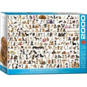 PUZZLE EUROGRAPHICS : LE MONDE DES CHIENS - 2000 PIECES