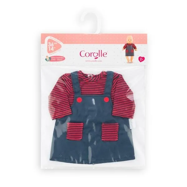 ROBE MARINIERE POUPON 36 CM - COROLLE – Image 3