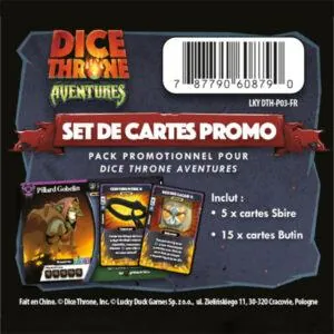 DICE THRONE ADVENTURES - PACK PROMO - PILLARD GOBELIN