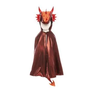 CAPE DE DRAGON ROUGE 3/4 ANS - GREAT PRETENDERS
