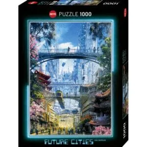 PUZZLE HEYE FUTURE CITIES - G. BARKAN : MARKETS DISTRICT - 1000 PIECES