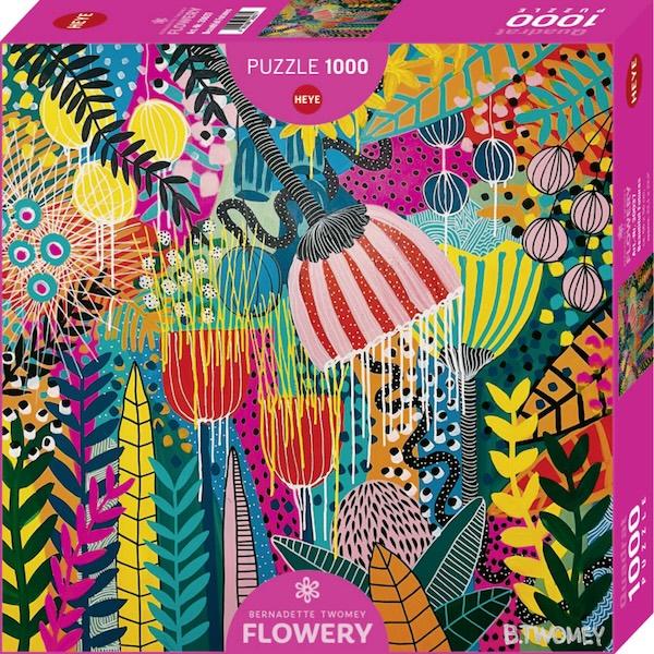 PUZZLE HEYE FLOWERY - B. TWOMEY : BEAUTIFUL FUTURES - 1000 PIECES