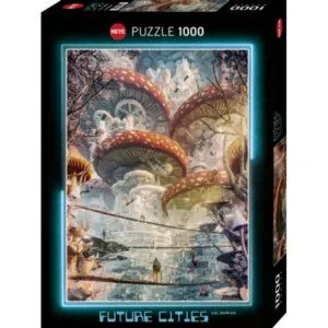 PUZZLE HEYE FUTURE CITIES - G. BARKAN : SCHROOMLAND - 1000 PIECES