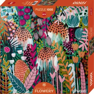 PUZZLE HEYE FLOWERY - B. TWOMEY : RUBY SUNSHINE - 1000 PIECES