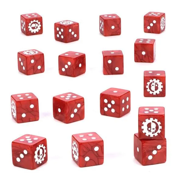 WARHAMMER 40K - ADEPTUS MECHANICUS - DICE SET
