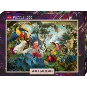 PUZZLE HEYE FAUNA FANTAISIES - A SANCHEZ : BIRDIVERSITY - 1000 PIECES