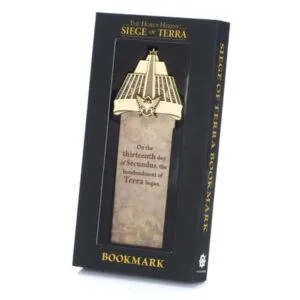 WARHAMMER - THE HORUS HERESY - SIEGE OF TERRA - MARQUE-PAGE (EDITION LIMITÉE)