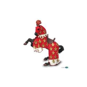 CHEVAL DU PRINCE PHILIPPE ROUGE - PAPO
