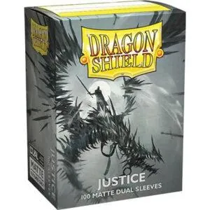100 DRAGON SHIELD DUAL MATTE - JUSTICE
