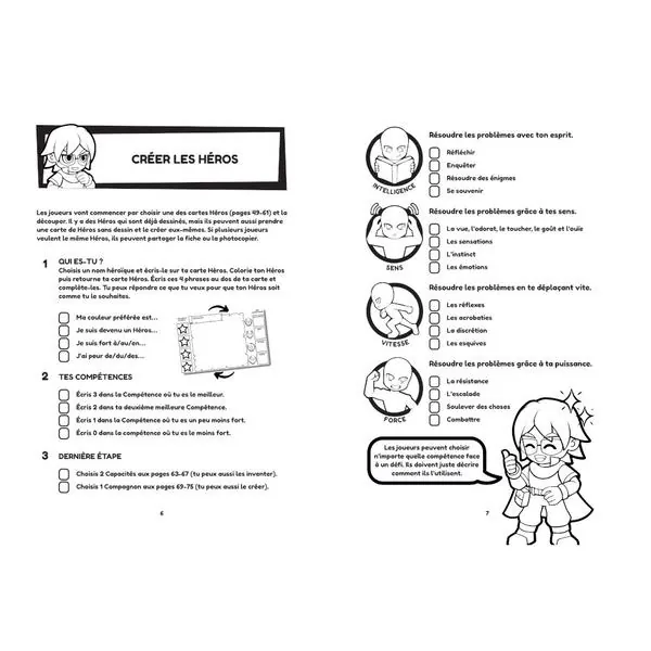 MON PREMIER JEU DE ROLE Une aventure à colorier – Livre de règles