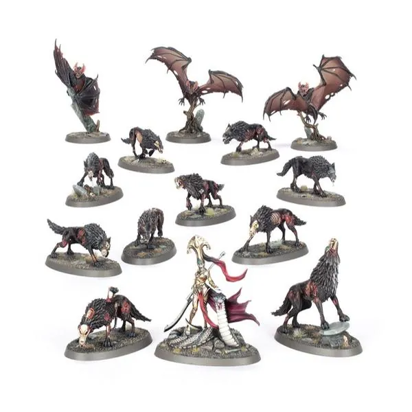 WARHAMMER AGE OF SIGMAR - FLESH EATER COURTS - FANGS OF THE BLOOD QUEEN : CROCS DE LA REINE DE SANG