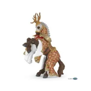 CHEVAL DU MAITRE DES ARMES CIMIER CERF - PAPO