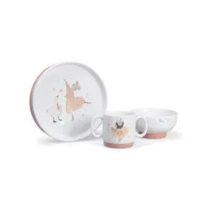SET VAISSELLE PORCELAINE - LA PETITE ECOLE DE DANSE - MOULIN ROTY