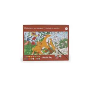 PEINTURES AU NUMERO LE JARDINIER - LE JARDIN DU MOULIN - MOULIN ROTY