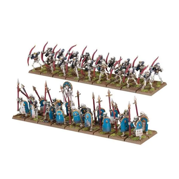 WARHAMMER - THE OLD WORLD- TOMB KINGS OF KHEMRI - SKELETON WARRIORS