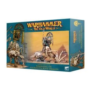 WARHAMMER - THE OLD WORLD - TOMB KINGS OF KHEMRI - TOMB KING ON NECROLITH BONE DRAGON