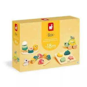 BOX 4 JEUX EVEIL ET MOTRICITE FINE 18 MOIS - JANOD