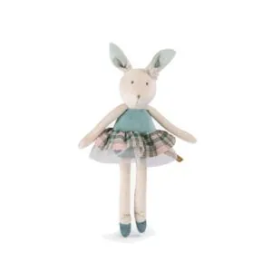 PELUCHE PETIT LAPIN BLEU - LA PETITE ECOLE DE DANSE - MOULIN ROTY