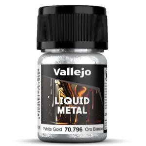VALLEJO / PRINCE AUGUST - LIQUID METAL - OR BLANC - 35ML