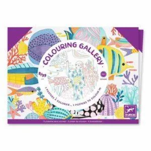 COLOURING GALLERY - COLORIAGE GRAND FORMAT - JAPON - DJECO