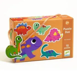 PUZZLE DJECO DUO : DINOS - 2 PIECES