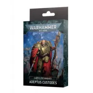 WARHAMMER 40K - ADEPTUS CUSTODES - CARTES TECHNIQUES