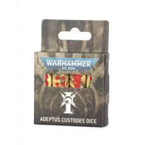 WARHAMMER 40K - ADEPTUS CUSTODES - DICE SET