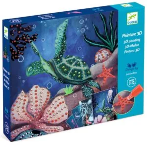 COFFRET PEINTURE 3D ABYSSES - DJECO