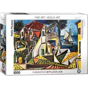PUZZLE EUROGRAPHICS - BEAUX ARTS - P. PICASSO : PAYSAGE MEDITERRANEEN - 1000 PIECES