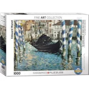 PUZZLE EUROGRAPHICS - BEAUX ARTS - E. MANET : LE GRAND CANAL DE VENISE - 1000 PIECES