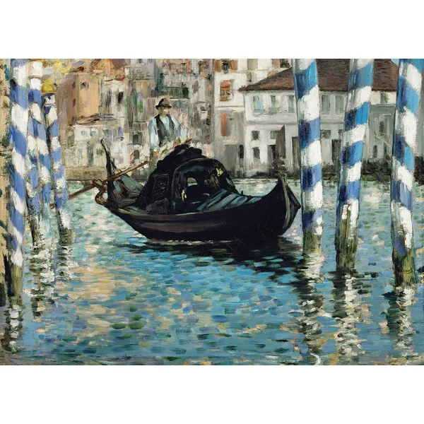 PUZZLE EUROGRAPHICS - BEAUX ARTS - E. MANET : LE GRAND CANAL DE VENISE - 1000 PIECES – Image 3