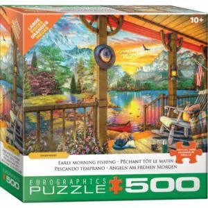 PUZZLE EUROGRAPHICS - D. DAVISON : PECHANT TOT LE MATIN - 500 PIECES