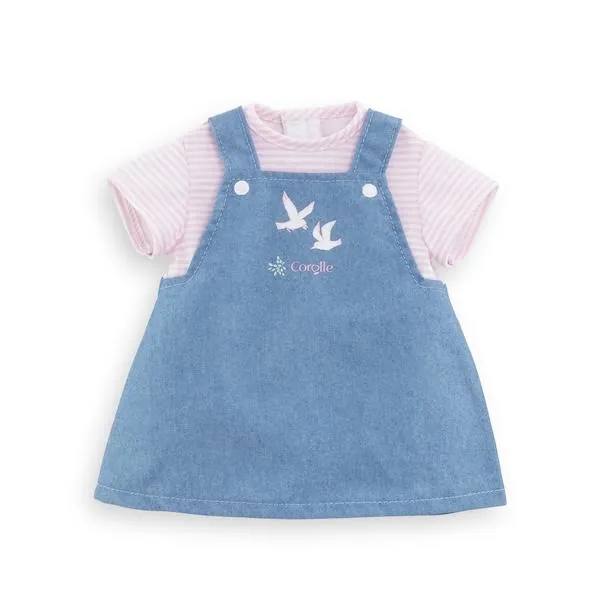 ROBE MARINIERE BORDS DE LOIRE POUPON 30 CM - COROLLE – Image 2