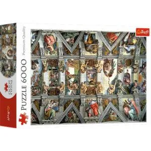 PUZZLE TREFL - MICHEL ANGE : LA VOUTE DE LA CHAPELLE SIXTINE - 6000 PIECES