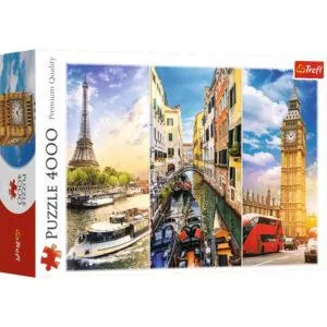 PUZZLE TREFL : VOYAGE AUTOUR DE L'EUROPE - 4000 PIECES
